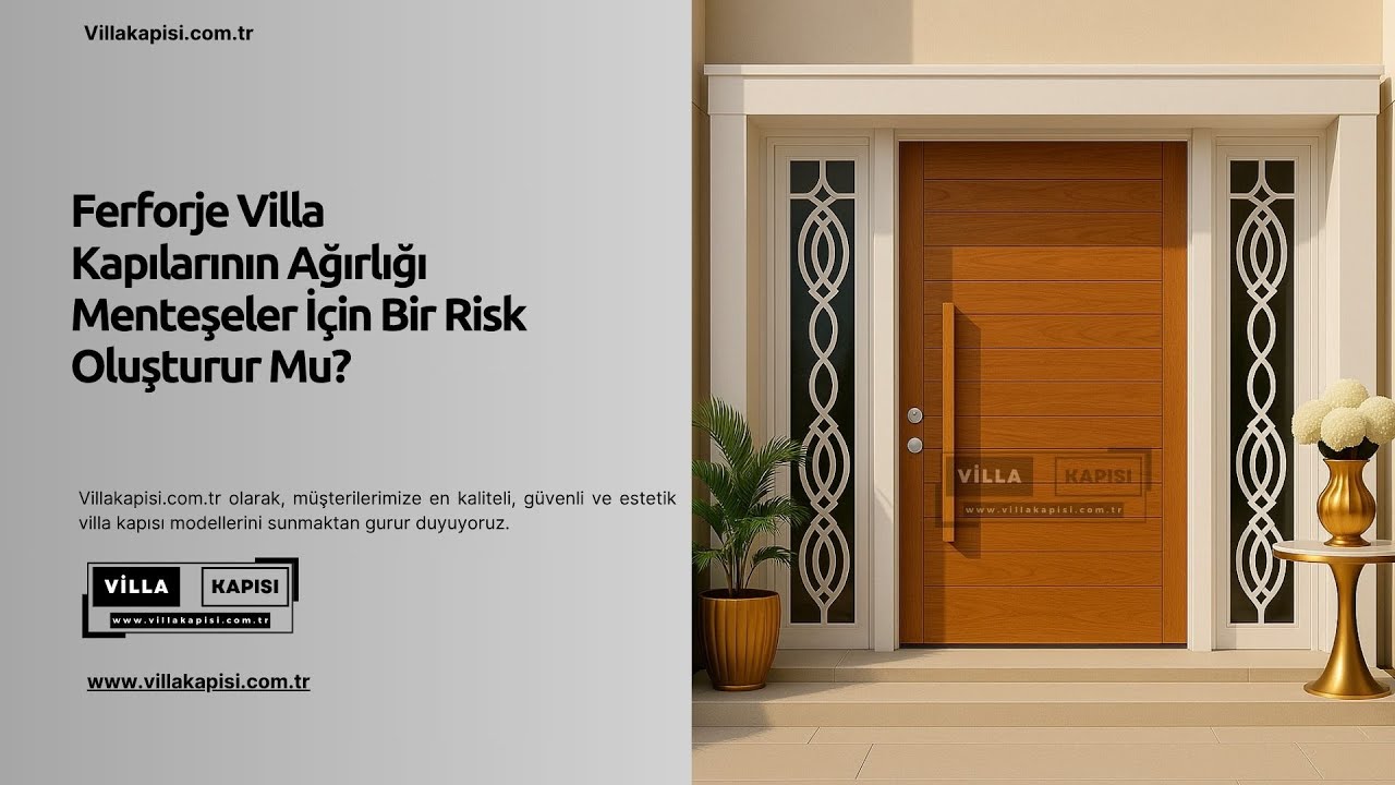 Ferforje Villa Kapılarının Ağırlığı Menteşeler İçin Bir Risk Oluşturur Mu? #villakapisi #celikkapi