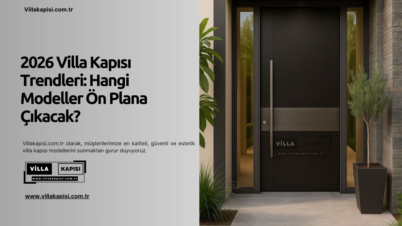 🔮 2026 Villa Kapısı Trendleri: Hangi Modeller Ön Plana Çıkacak? #villakapisi #celikkapi #decoration