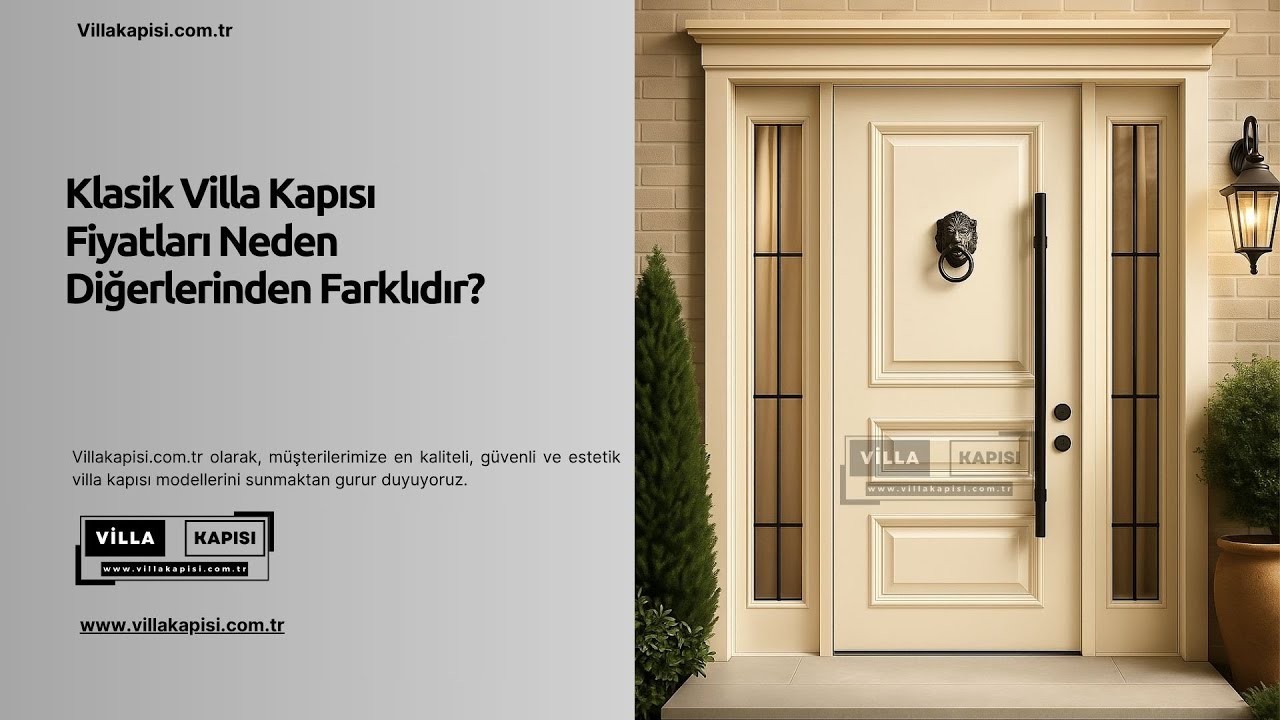 Klasik Villa Kapısı Fiyatları Neden Diğerlerinden Farklıdır? #villakapisi #celikkapi #interiordesign