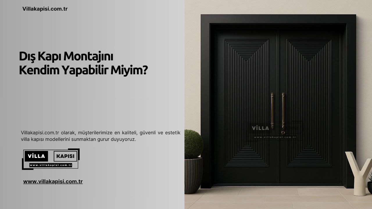 Dış Kapı Montajını Kendim Yapabilir Miyim? #villakapisi #celikkapi #interiordesign #homedecoration