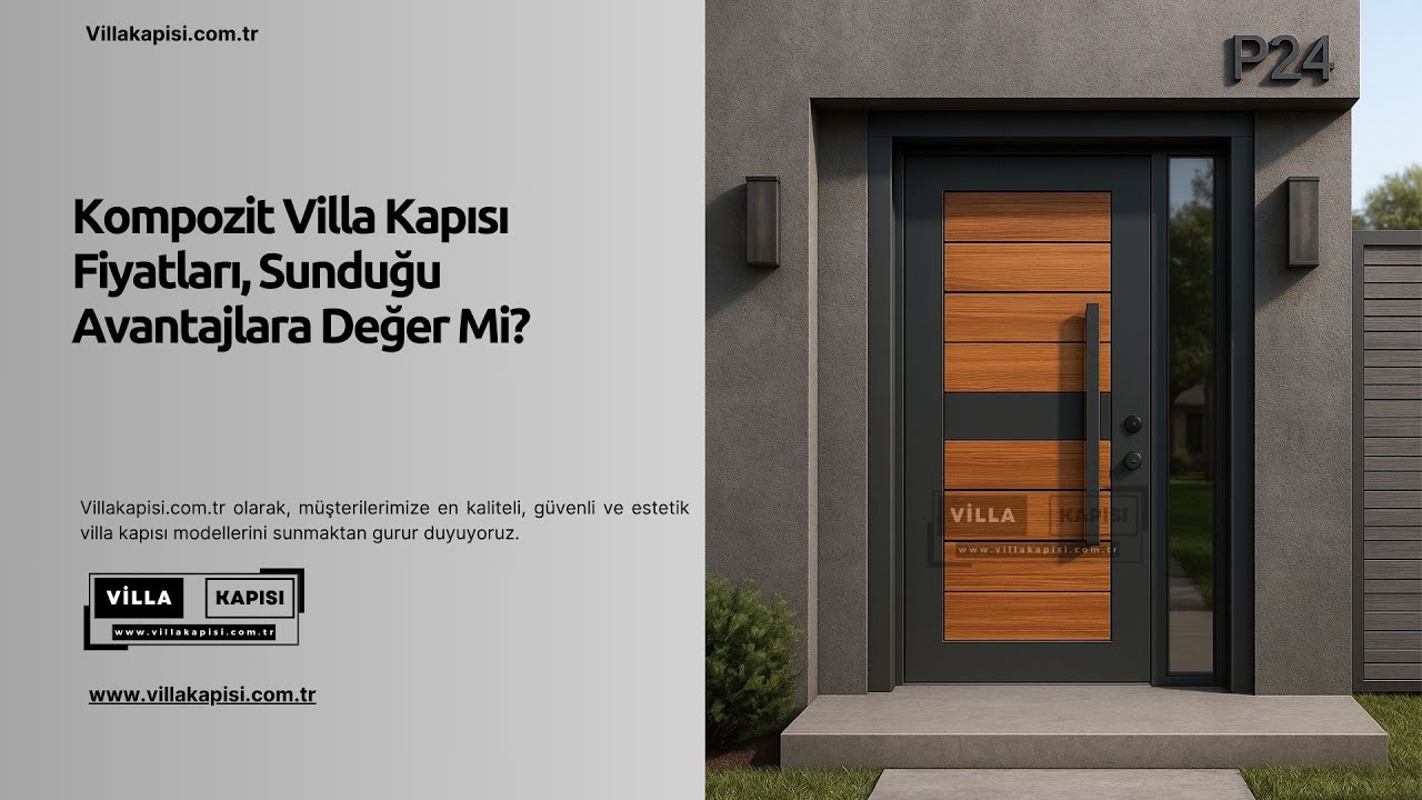 Kompozit Villa Kapısı Fiyatları, Sunduğu Avantajlara Değer Mi? #villakapisi #celikkapi #decoration