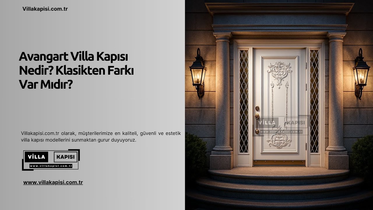 Avangart Villa Kapısı Nedir? Klasikten Farkı Var Mıdır? #villakapisi #celikkapi #interiordesign