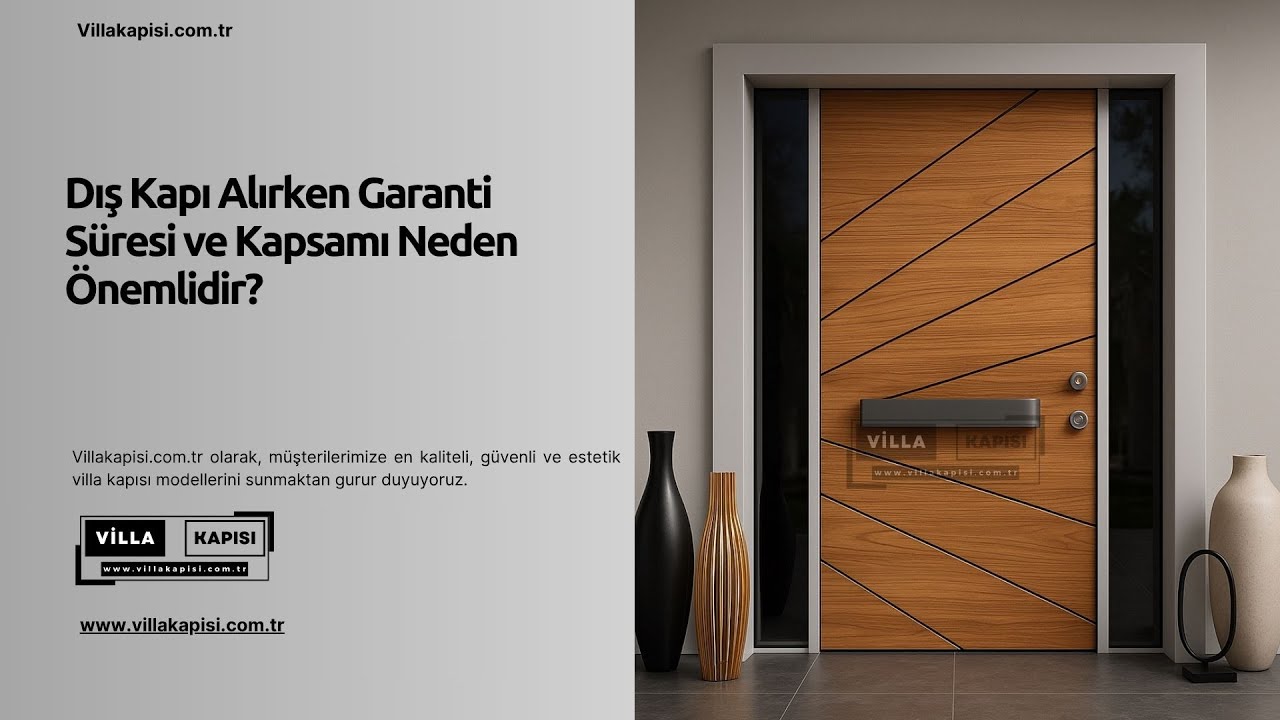 Dış Kapı Alırken Garanti Süresi ve Kapsamı Neden Önemlidir? #villakapisi #celikkapi #interiordesign