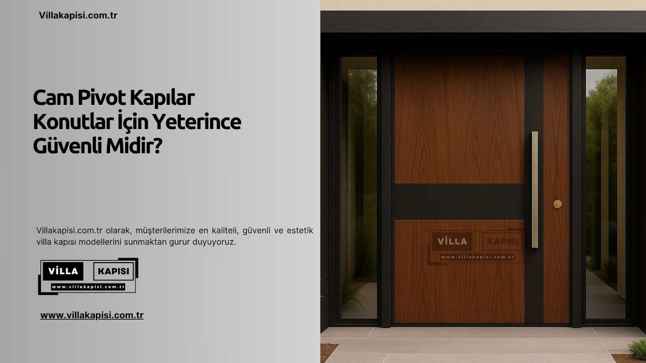 Cam Pivot Kapılar Konutlar İçin Yeterince Güvenli Midir? #villakapisi #celikkapi #interiordesign