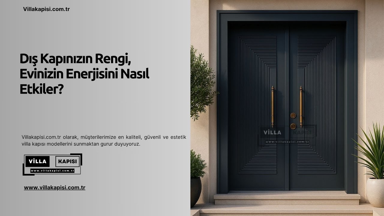 Dış Kapınızın Rengi, Evinizin Enerjisini Nasıl Etkiler? #villakapisi #celikkapi #interiordesign