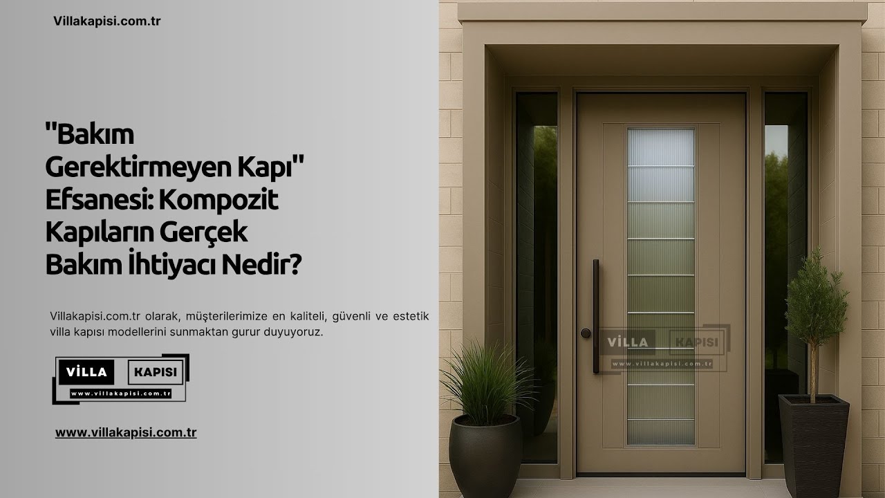 🧽 "Bakım Gerektirmeyen Kapı" Efsanesi: #villakapisi #celikkapi #interiordesign #homedecoration