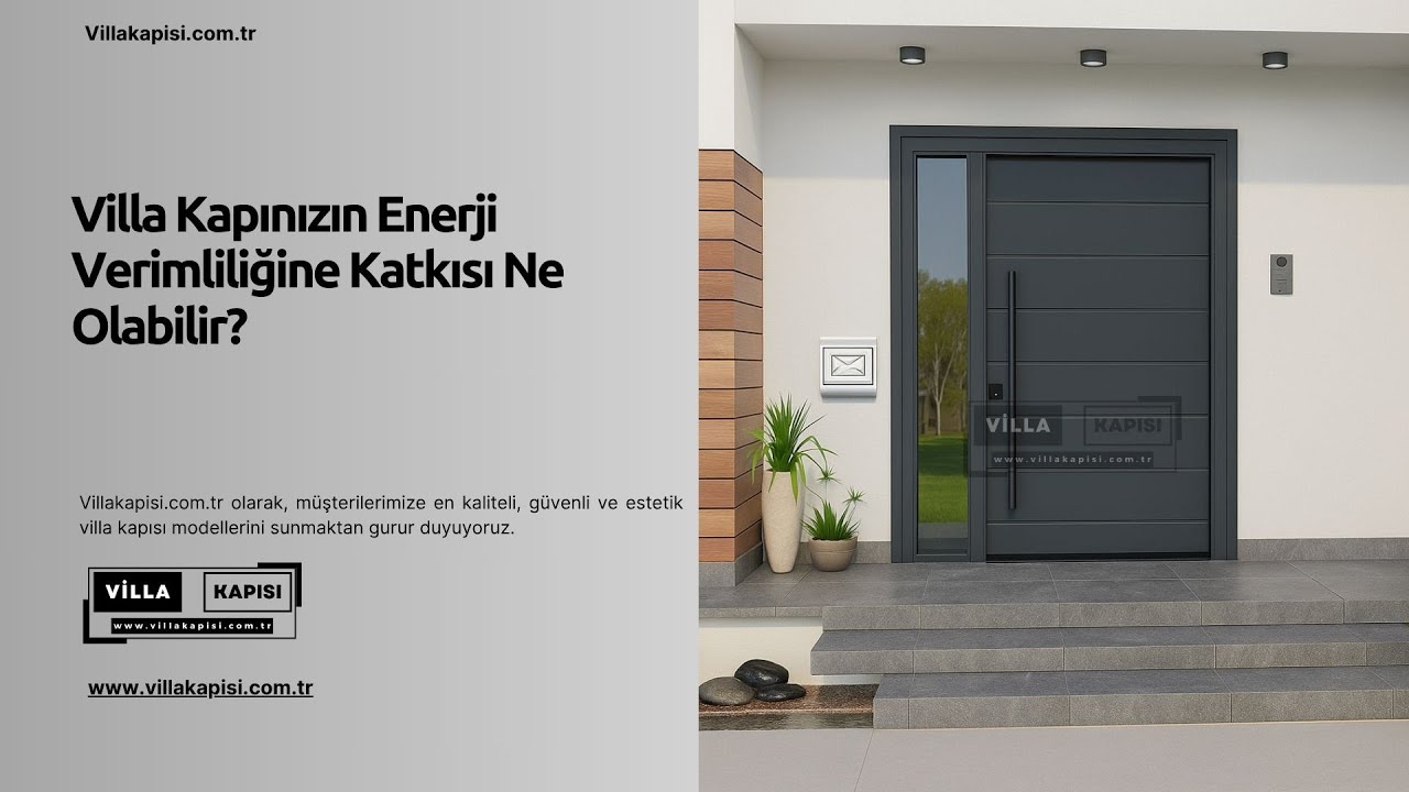 Villa Kapınızın Enerji Verimliliğine Katkısı Ne Olabilir? #villakapisi #celikkapi #interiordesign