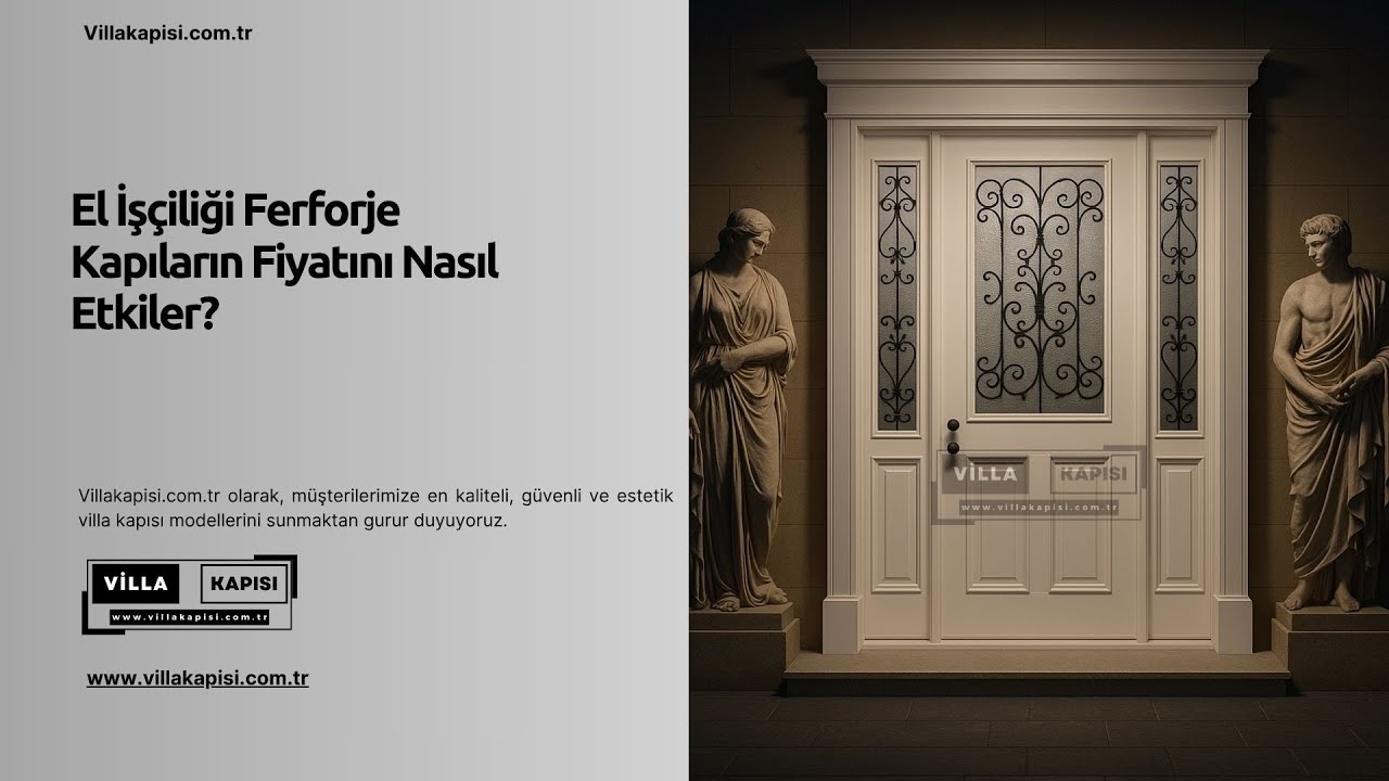 El İşçiliği Ferforje Kapıların Fiyatını Nasıl Etkiler? #villakapisi #celikkapi #interiordesign