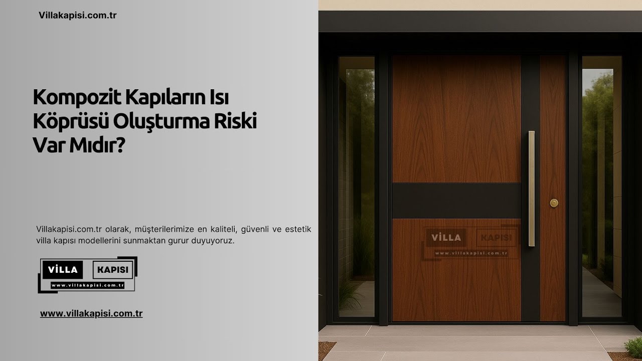 🌡️ Kompozit Kapıların Isı Köprüsü Oluşturma Riski Var Mıdır? #villakapisi #celikkapi #interiordesign