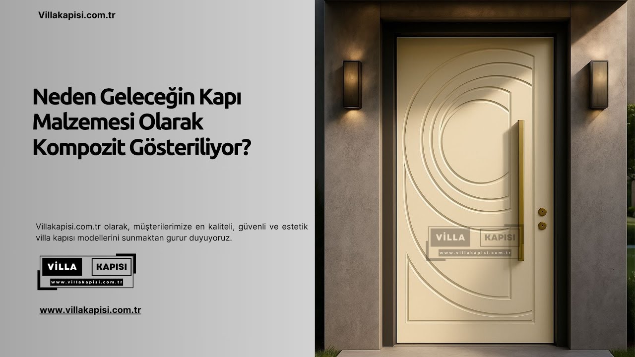 Neden Geleceğin Kapı Malzemesi Olarak Kompozit Gösteriliyor? #villakapisi #celikkapi #interiordesign