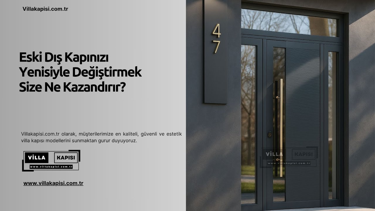 Eski Dış Kapınızı Yenisiyle Değiştirmek Size Ne Kazandırır? #villakapisi #celikkapi #interiordesign