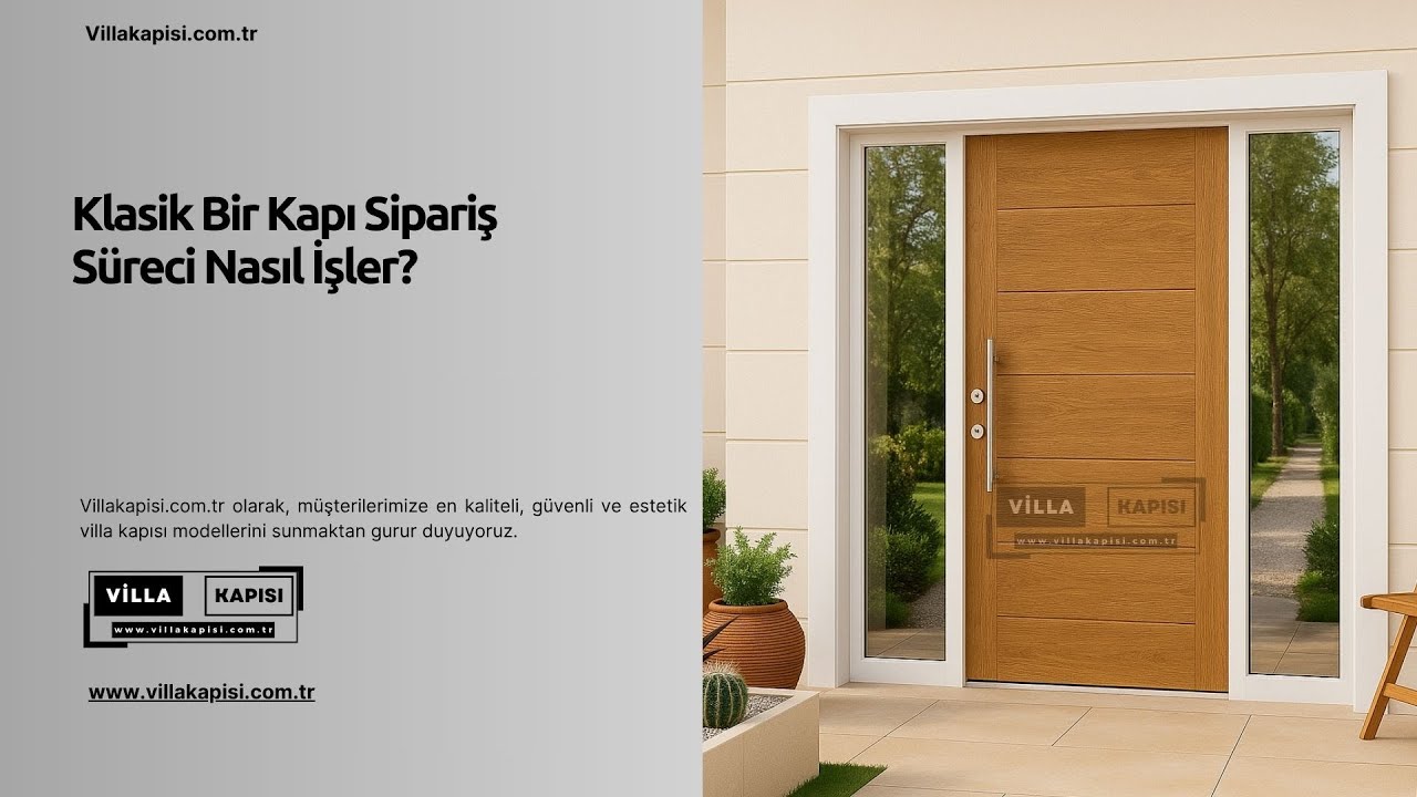 Klasik Bir Kapı Sipariş Süreci Nasıl İşler? #villakapisi #celikkapi #interiordesign #homedecoration