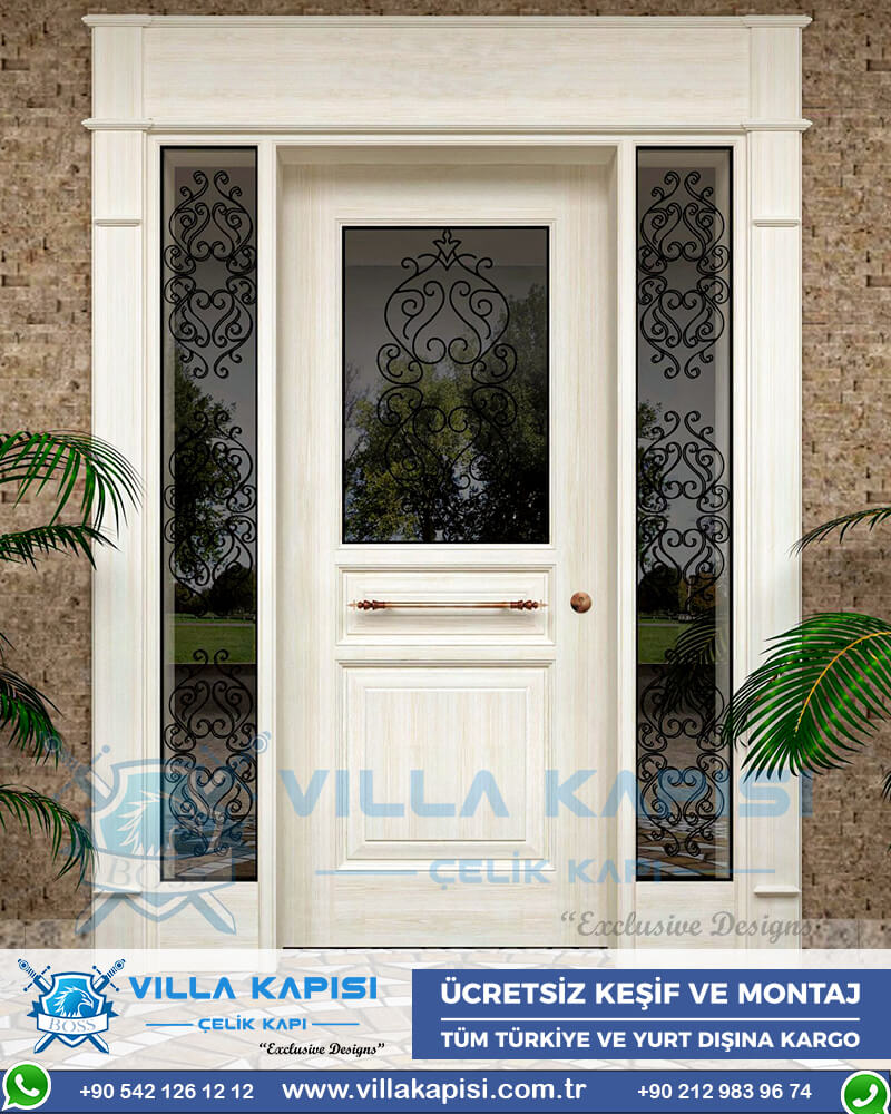 300 Villa Kapısı Modelleri İstanbul Villa Giriş Kapısı Kompozit Villa Kapısı Entrance Door Haustüren Sayf qapilari Çelik Kapı