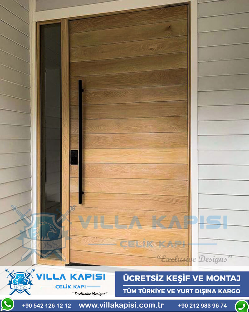 302 Villa Kapısı Modelleri İstanbul Villa Giriş Kapısı Kompozit Villa Kapısı Entrance Door Haustüren Sayf qapilari Çelik Kapı