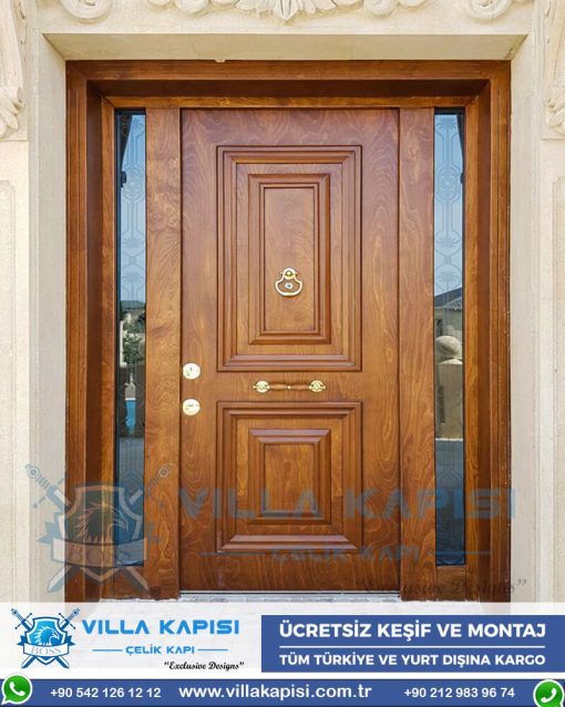 305 Villa Kapısı Modelleri İstanbul Villa Giriş Kapısı Kompozit Villa Kapısı Entrance Door Haustüren Sayf Qapilari Çelik Kapı