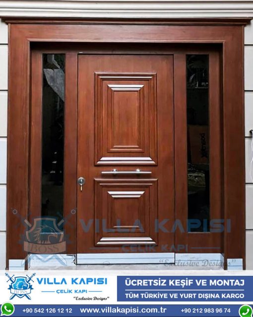 306 Villa Kapısı Modelleri İstanbul Villa Giriş Kapısı Kompozit Villa Kapısı Entrance Door Haustüren Sayf qapilari Çelik Kapı
