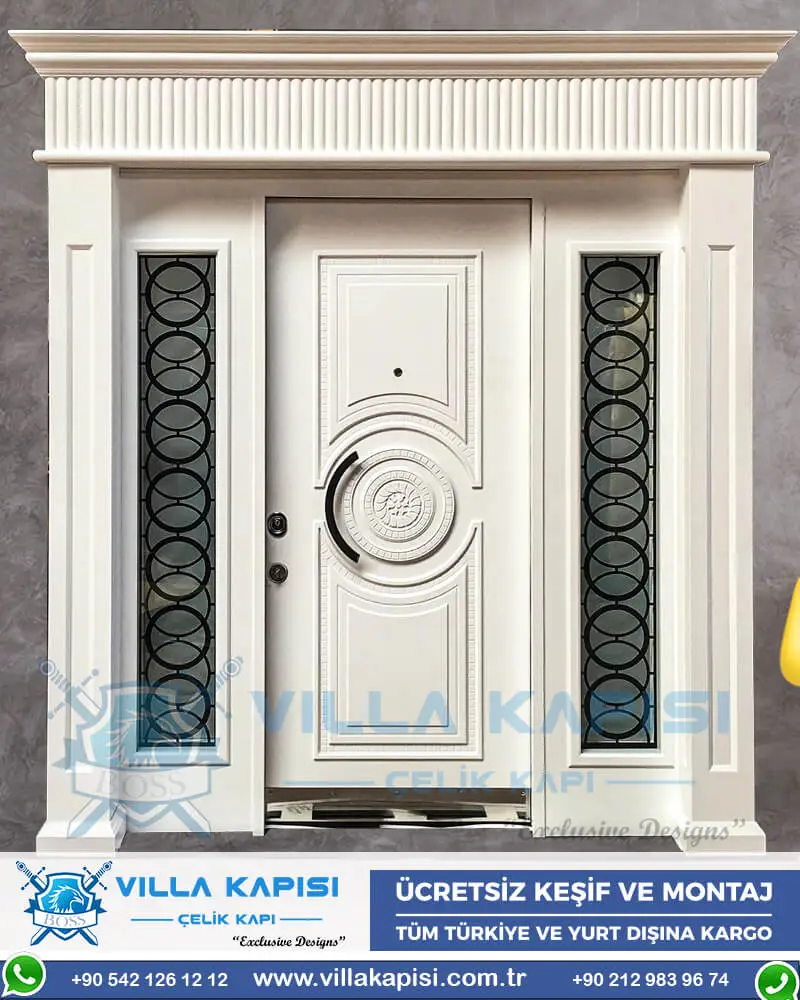 308 Villa Kapısı Modelleri İstanbul Villa Giriş Kapısı Kompozit Villa Kapısı Entrance Door Haustüren Sayf qapilari Çelik Kapı
