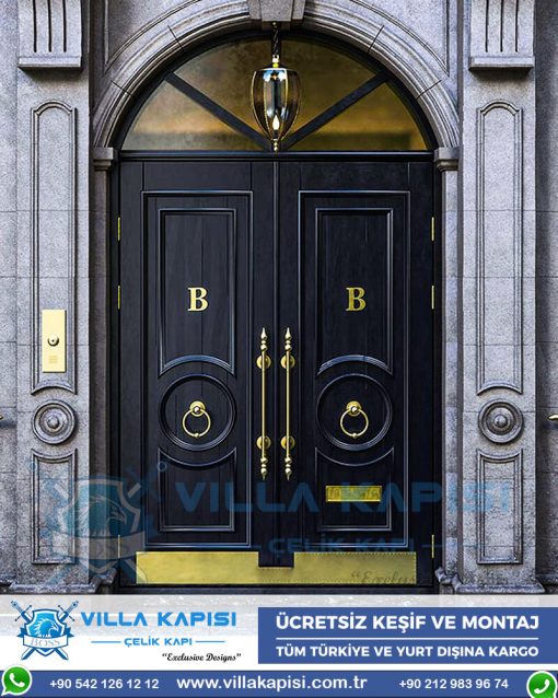 309 Villa Kapısı Modelleri İstanbul Villa Giriş Kapısı Kompozit Villa Kapısı Entrance Door Haustüren Sayf qapilari Çelik Kapı