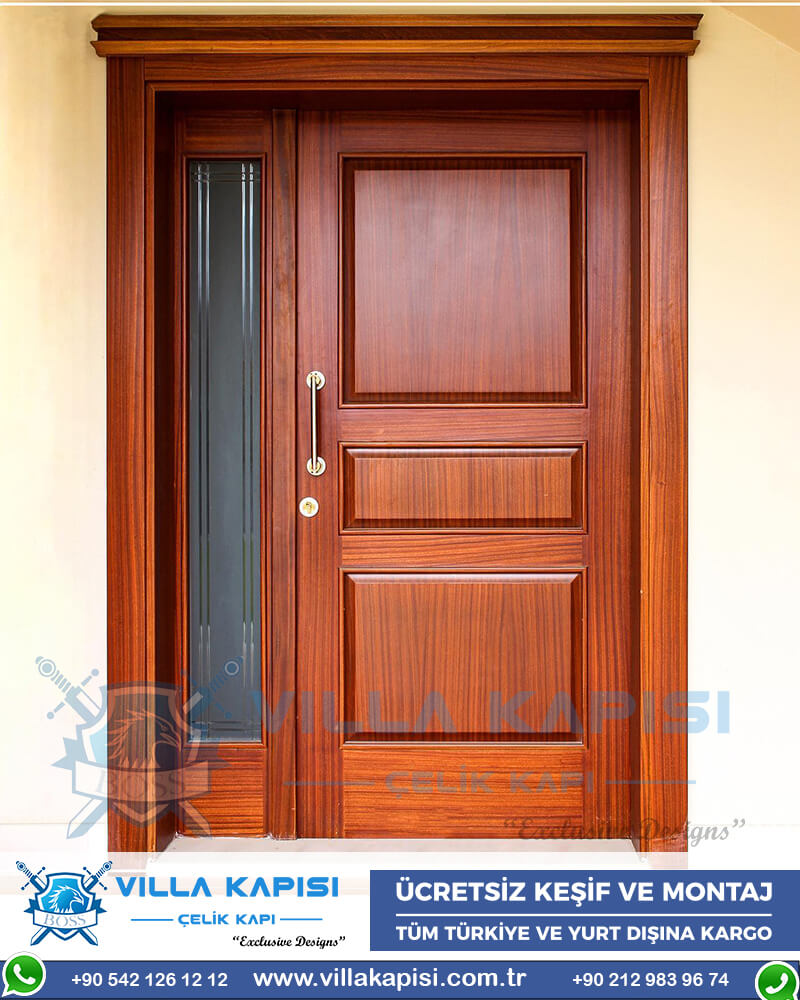 311 Villa Kapısı Modelleri İstanbul Villa Giriş Kapısı Kompozit Villa Kapısı Entrance Door Haustüren Sayf qapilari Çelik Kapı