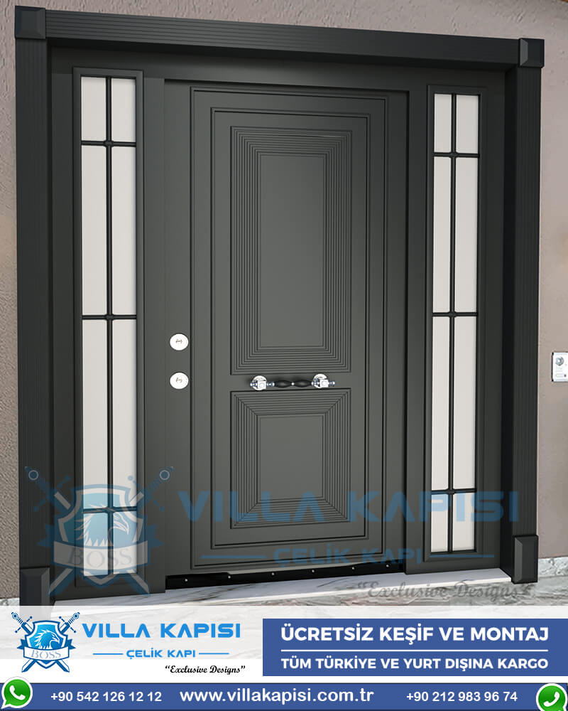 322 Villa Kapısı Modelleri İstanbul Villa Giriş Kapısı Kompozit Villa Kapısı Fiyatları Entrance Door Haustüren Sayf qapilari Çelik Kapı