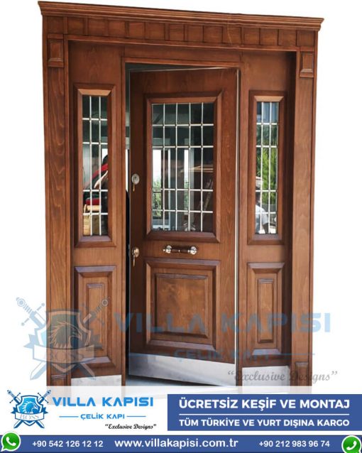 326 Villa Kapısı Modelleri İstanbul Villa Giriş Kapısı Kompozit Villa Kapısı Fiyatları Entrance Door Haustüren Sayf Qapilari Çelik Kapı