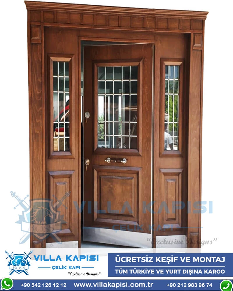 326 Villa Kapısı Modelleri İstanbul Villa Giriş Kapısı Kompozit Villa Kapısı Fiyatları Entrance Door Haustüren Sayf qapilari Çelik Kapı