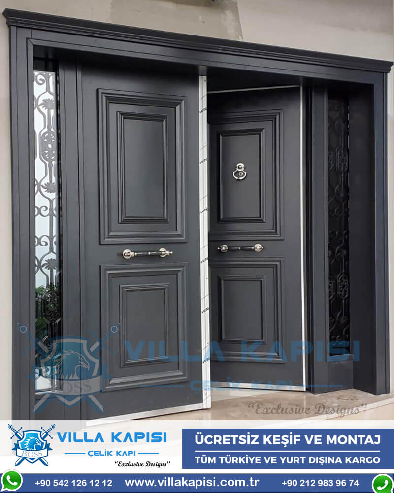 332 Villa Kapısı Modelleri İstanbul Villa Giriş Kapısı Kompozit Villa Kapısı Fiyatları Entrance Door Haustüren Sayf qapilari Çelik Kapı