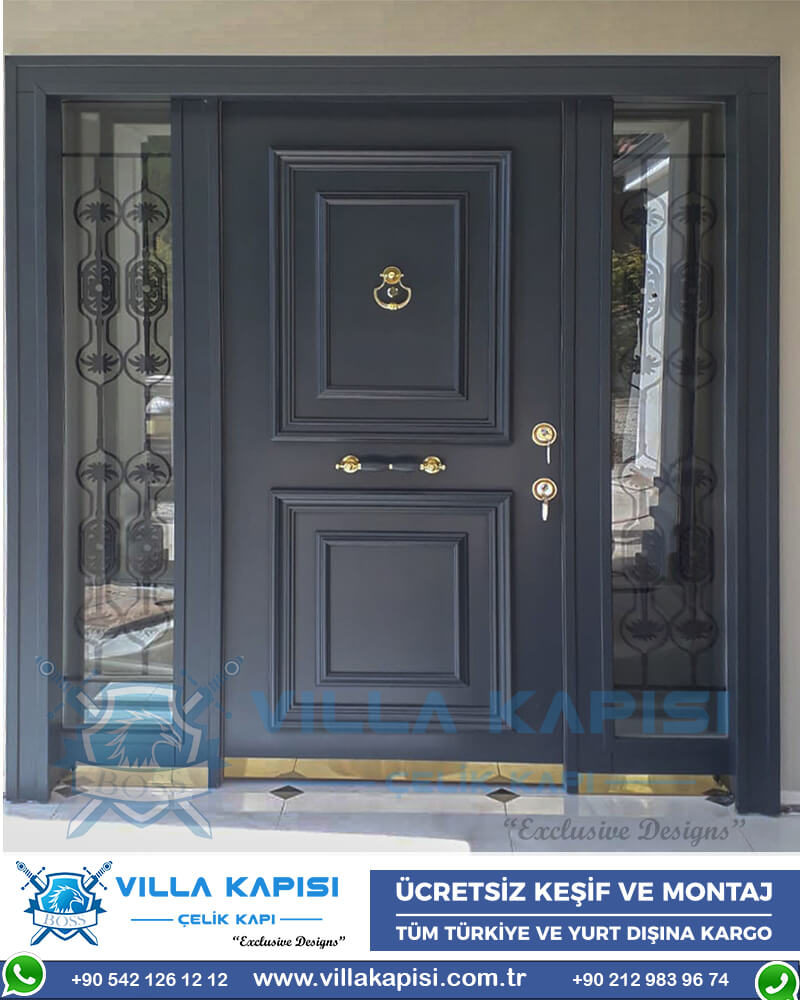 334 Villa Kapısı Modelleri İstanbul Villa Giriş Kapısı Kompozit Villa Kapısı Fiyatları Entrance Door Haustüren Sayf qapilari Çelik Kapı