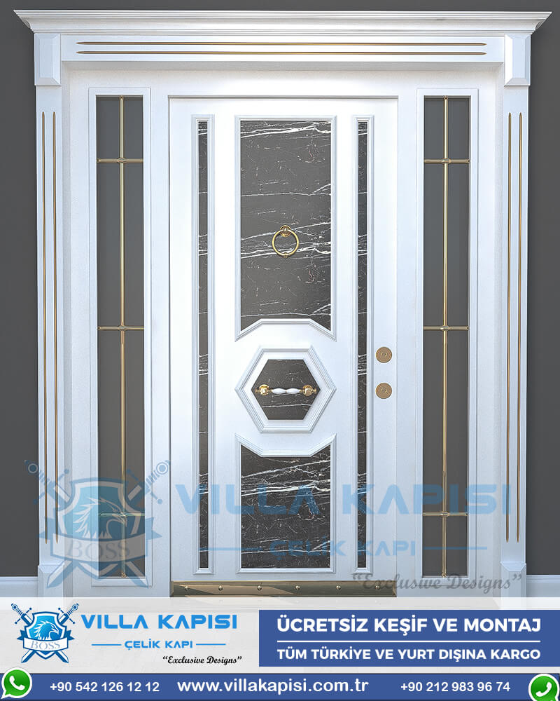 346 Villa Kapısı Modelleri İstanbul Villa Giriş Kapısı Kompozit Villa Kapısı Fiyatları Entrance Door Haustüren Sayf qapilari Çelik Kapı