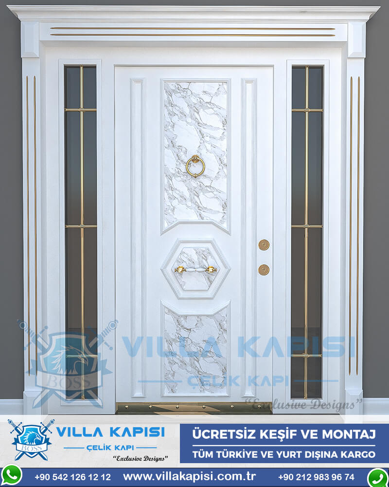 347 Villa Kapısı Modelleri İstanbul Villa Giriş Kapısı Kompozit Villa Kapısı Fiyatları Entrance Door Haustüren Sayf qapilari Çelik Kapı