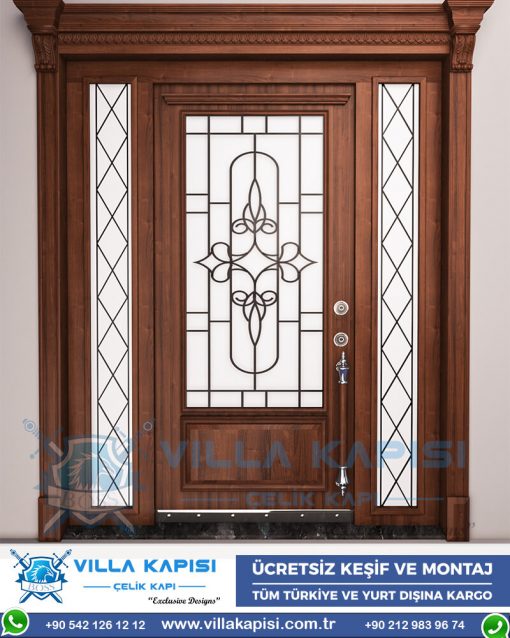354 Villa Kapısı Modelleri İstanbul Villa Giriş Kapısı Kompozit Villa Kapısı Fiyatları Entrance Door Haustüren Sayf Qapilari Çelik Kapı