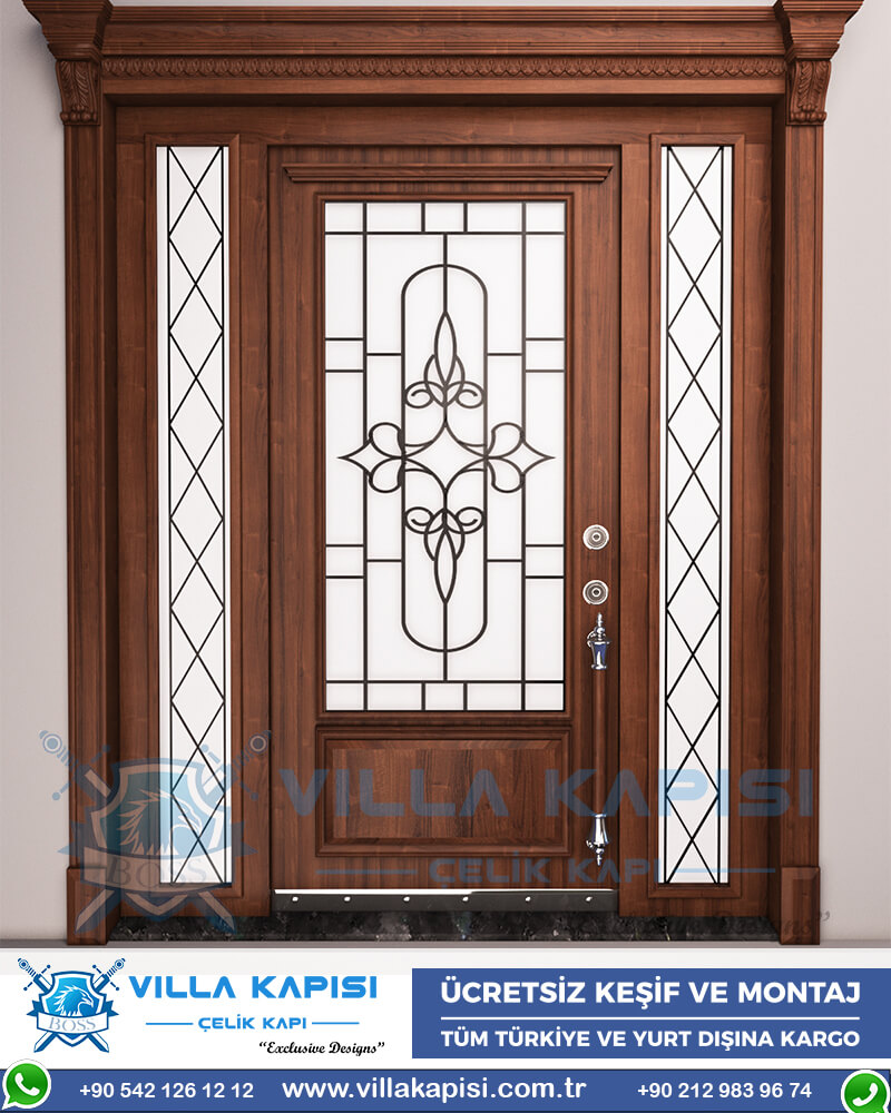 354 Villa Kapısı Modelleri İstanbul Villa Giriş Kapısı Kompozit Villa Kapısı Fiyatları Entrance Door Haustüren Sayf qapilari Çelik Kapı