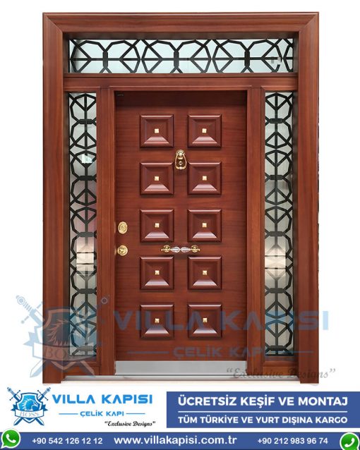 364 Villa Kapısı Modelleri İstanbul Villa Giriş Kapısı Kompozit Villa Kapısı Fiyatları Entrance Door Haustüren Sayf Qapilari Çelik Kapı