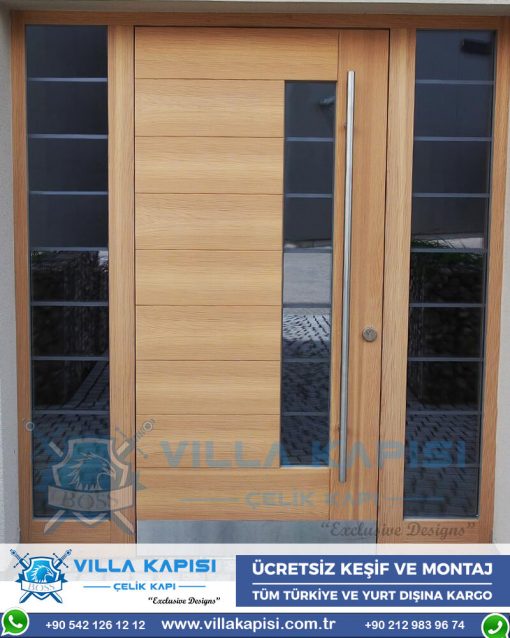 383 Villa Kapısı Modelleri İstanbul Villa Giriş Kapısı Kompozit Villa Kapısı Fiyatları Entrance Door Haustüren Sayf qapilari Çelik Kapı