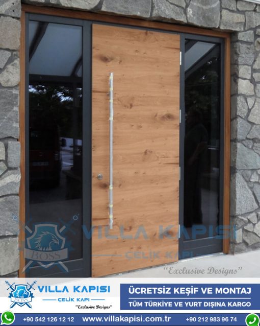 384 Villa Kapısı Modelleri İstanbul Villa Giriş Kapısı Kompozit Villa Kapısı Fiyatları Entrance Door Haustüren Sayf qapilari Çelik Kapı