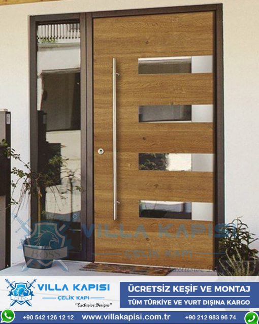388 Villa Kapısı Modelleri İstanbul Villa Giriş Kapısı Kompozit Villa Kapısı Fiyatları Entrance Door Haustüren Sayf qapilari Çelik Kapı