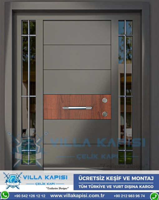 424 Kompozit Villa Kapısı Modelleri Modern Villa Dış Kapı Modelleri Villa Kapısı Fiyatları Entrance Door Steel Doors Haustüren Seyfqapilar Dış Kapı Modelleri