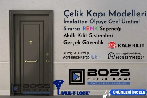 Çelik Kapı Modelleri Boss Banner