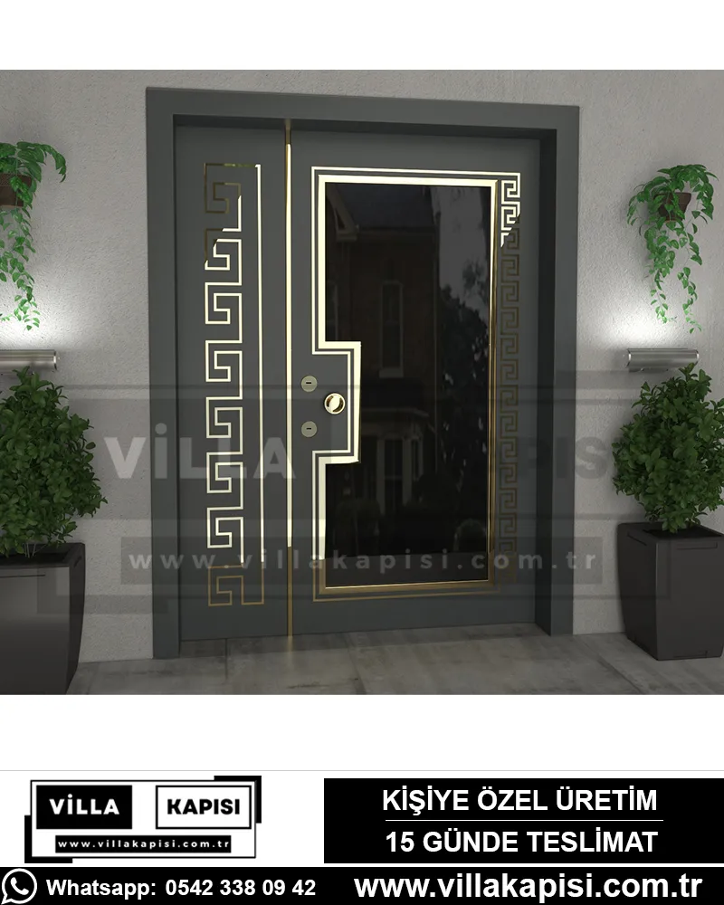 Versace-Antrasit-Kompozit-Villa-Kapisi-Villa-Kapilari
