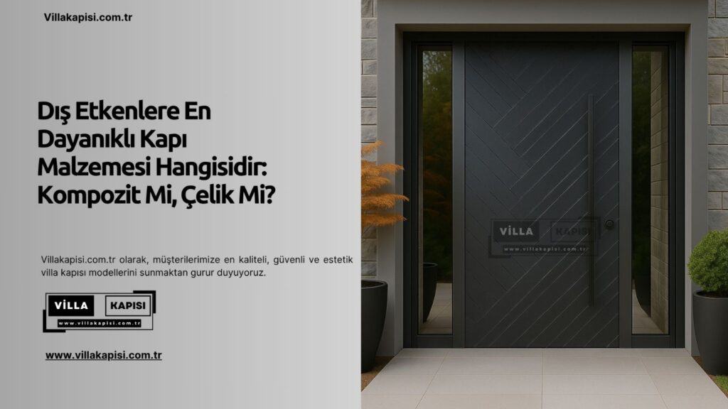 En Dayanıklı Kapı: Kompozit Mi, Çelik Mi? 1 Dış Etkenlere En Dayanıklı Kapı Malzemesi Hangisidir: Kompozit Mi, Çelik Mi?