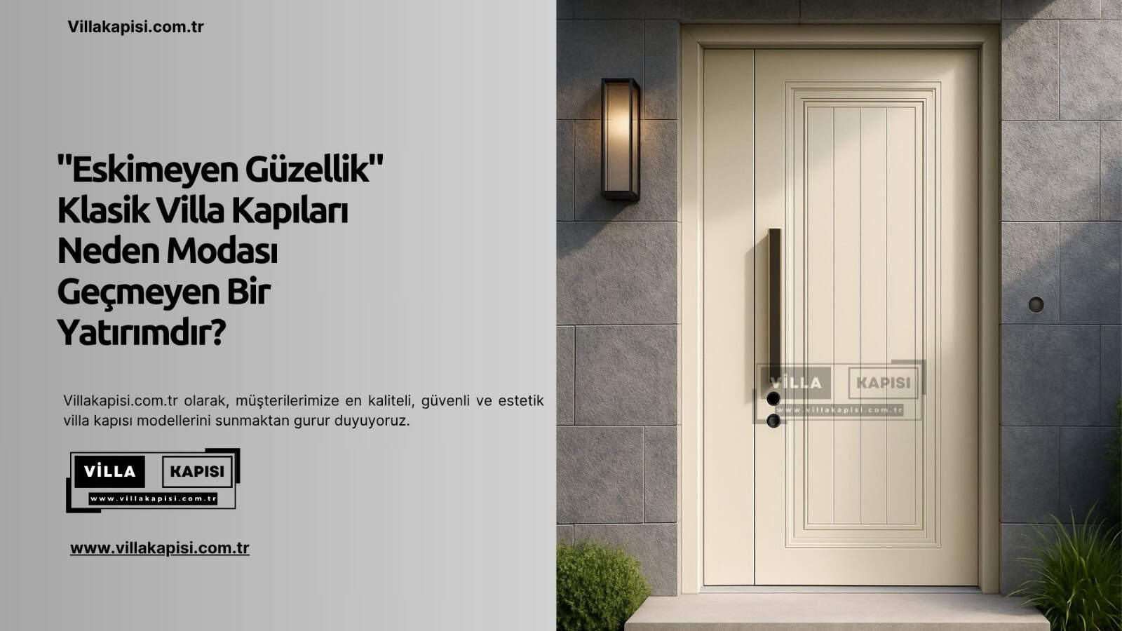 Klasik Villa Kapıları: Neden Modası Geçmeyen Bir Yatırımdır? 2 &Quot;Eskimeyen Güzellik&Quot;: Klasik Villa Kapıları Neden Modası Geçmeyen Bir Yatırımdır?
