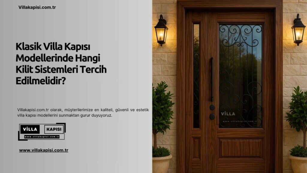 Klasik Villa Kapısı İçin Kilit Seçimi: Güvenlik Ve Estetik Dengesi 6 Klasik Villa Kapısı Modellerinde Hangi Kilit Sistemleri Tercih Edilmelidir?