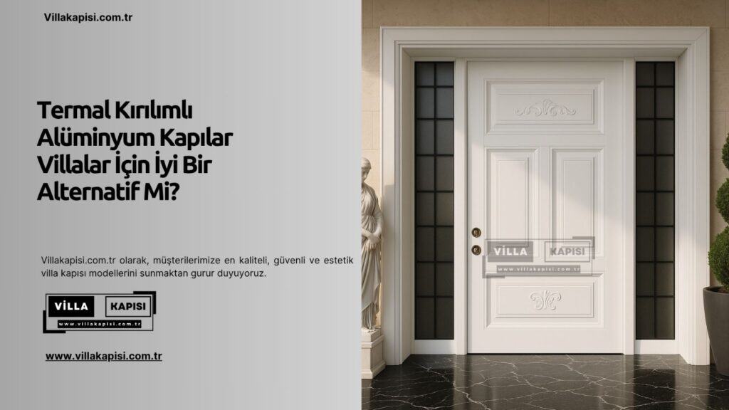 Termal Kırılımlı Alüminyum Kapılar Villalar İçin İyi Bir Alternatif Mi?
