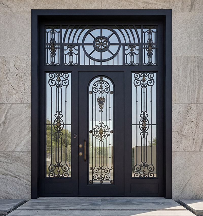 Lancaster Ferforje Villa Kapısı | Villa Kapısı Çelik Kapı