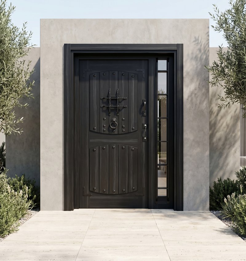 Blinders Eskitme Klasik Villa Kapısı | Villa Kapısı Çelik... 6 Blndrs 2026 Abanoz 1