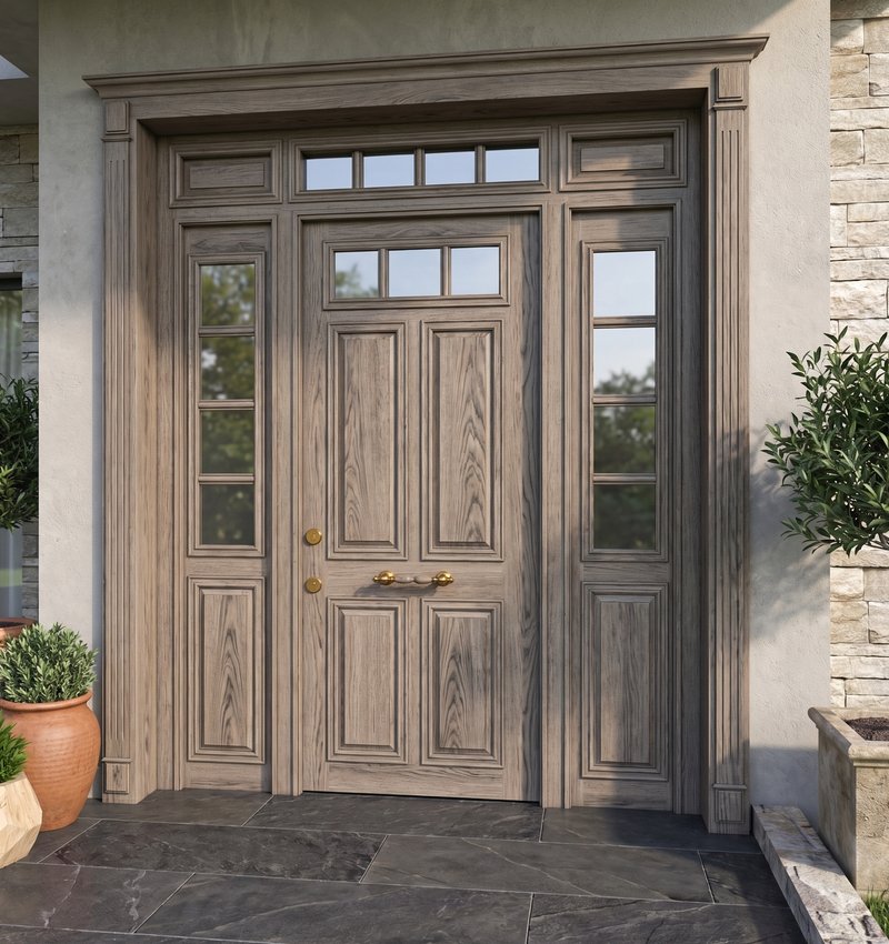 Peaky Klasik Villa Kapısı | Villa Kapısı Çelik Kapı 5 Peaky 2026 Ahsap 4584 1