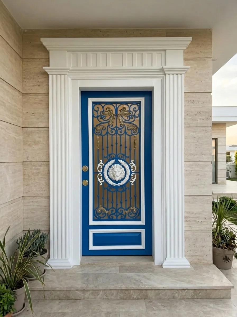 Riva Ahşap Ferforje Villa Kapısı 9 Riva Ahşap Ferforje Villa Kapısı Galeri Görseli
